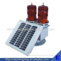 Red medium light 40000cd solar led warning beacon light